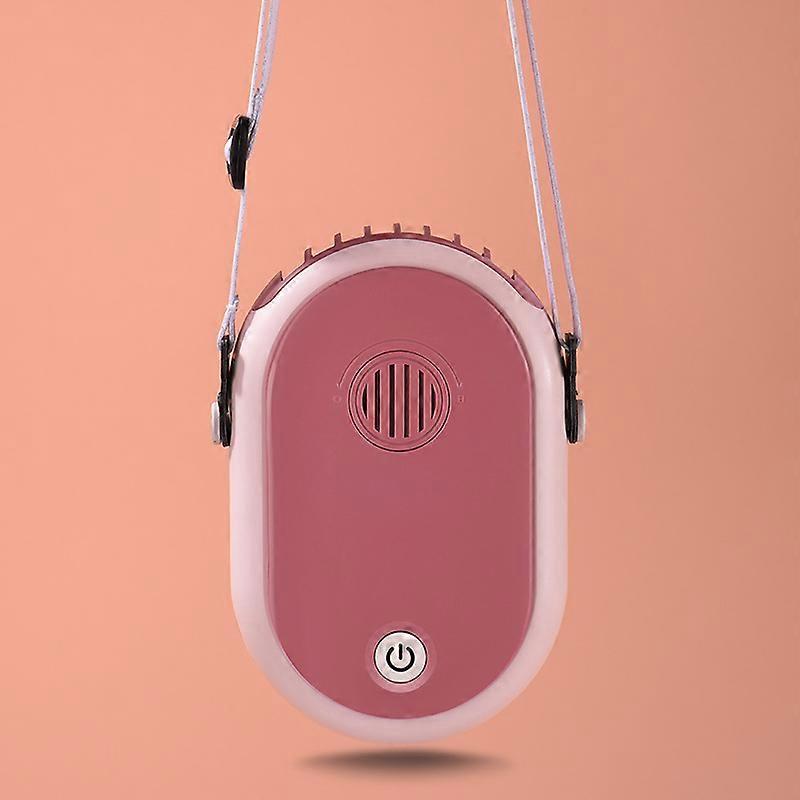 Rose Mini Fan Mist Maker, Quiet USB Rechargeable Portable Humidifier, 2000mAh Battery, 3 Adjustable Speeds, Comes with a Lanyard