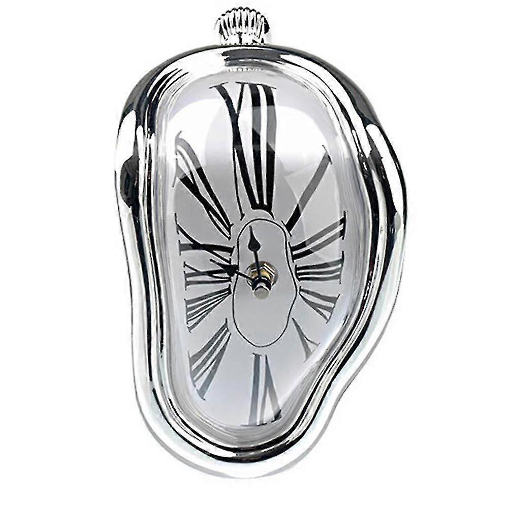 Creative Distorted Wall Clock Surrealism Dali Clock Home Decoration