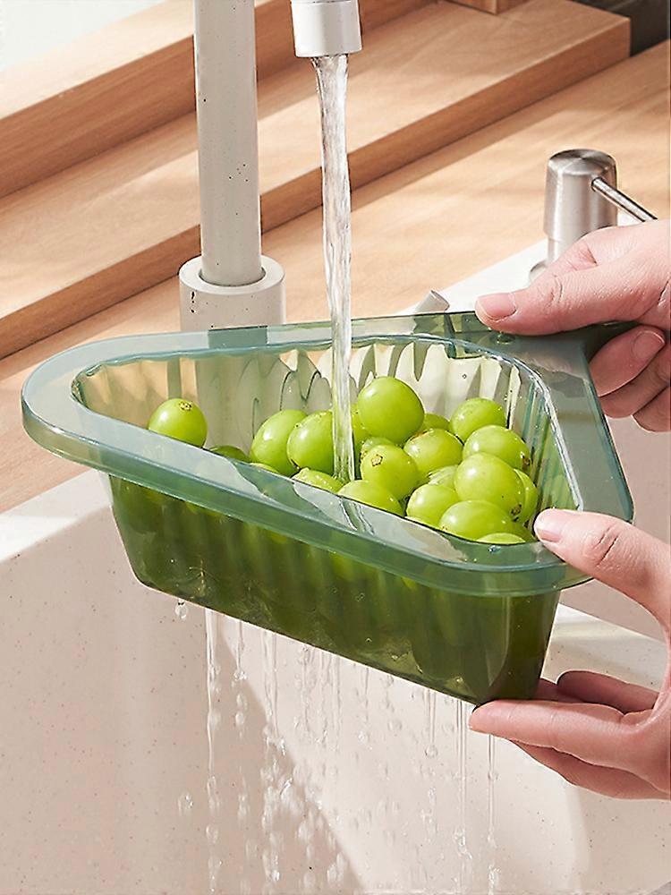 Kitchen Sink Drain Basket Triangular PP Cleaning Plastic Multi-function