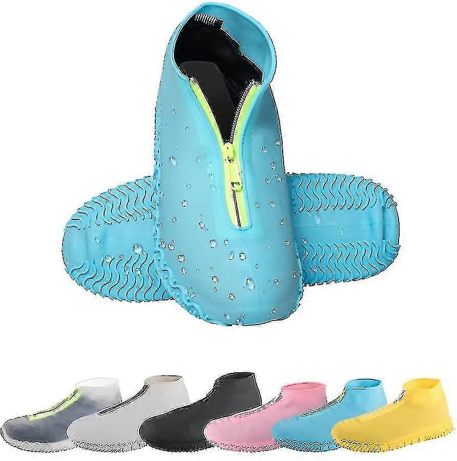 Waterproof Silicone Shoe Covers, Foldable Not Slip Rain Shoe Covers