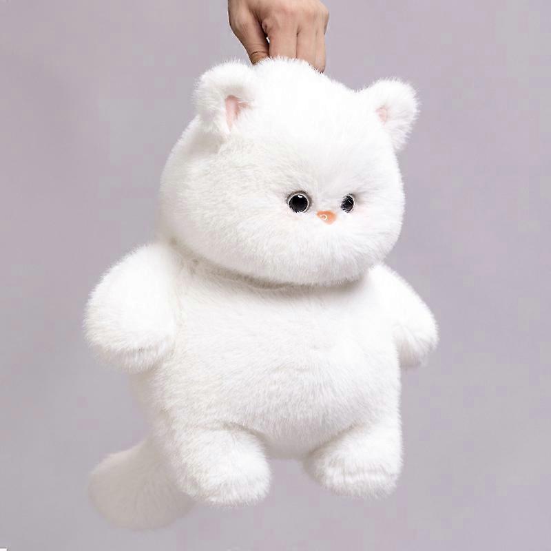 뚱뚱한 고양이 Ragdoll 흰 고양이 귀여운 견면 벨벳 장난감 어린이 크리스마스 선물