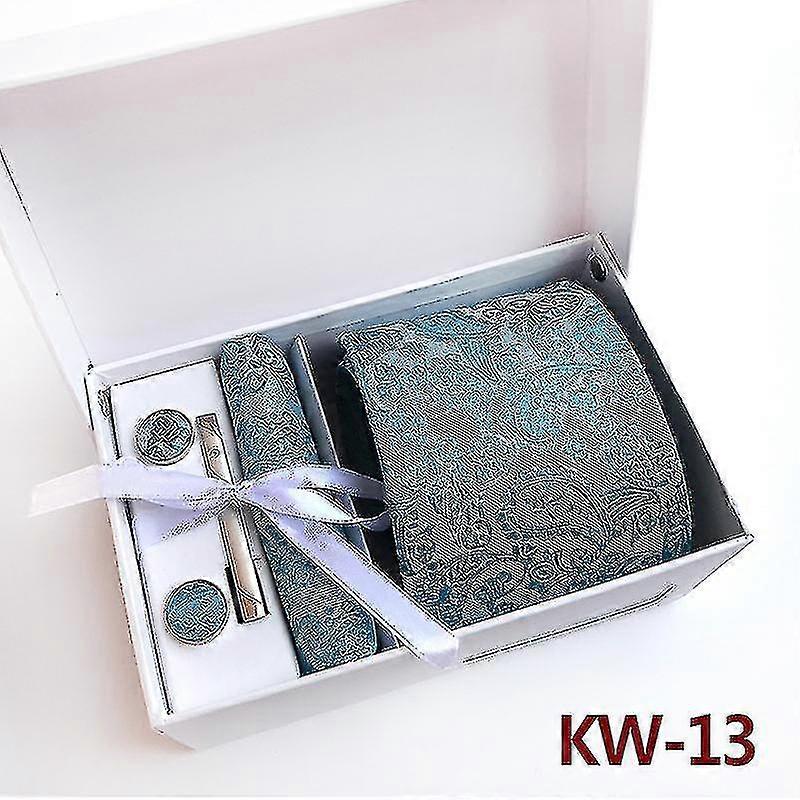 الرجال 'ق الحرير التعادل وجيب مربع المنسوجة الرسمية التعادل أزرار الكم مجموعة ربطات العنق الصلبة