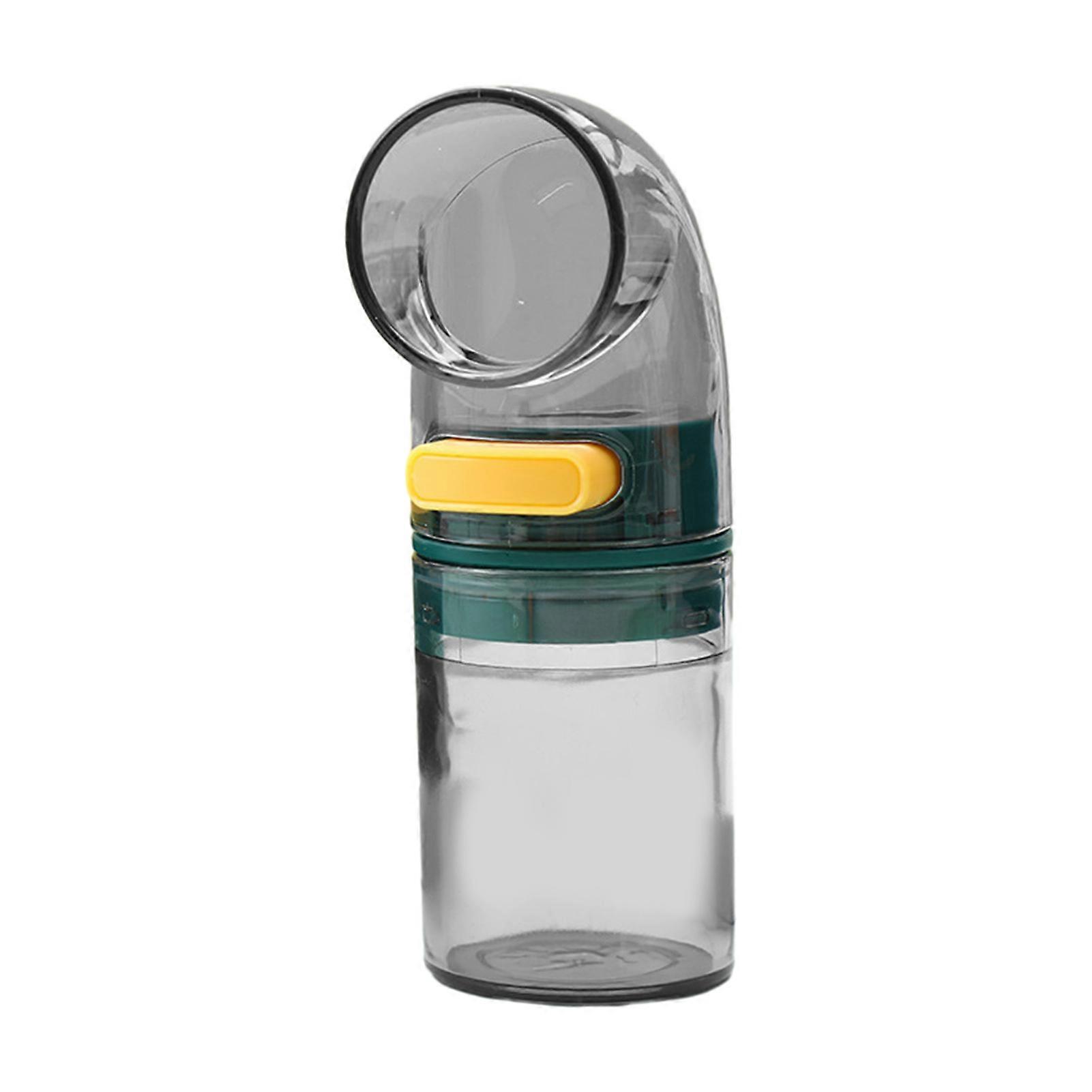 1Pc/1 Set Spice Bottle Visible Balance Press Design Curved Lid Volume-controlled Moisture-proof Salt Sugar Seasoning Jar Kitchen Supply Jikaixiang