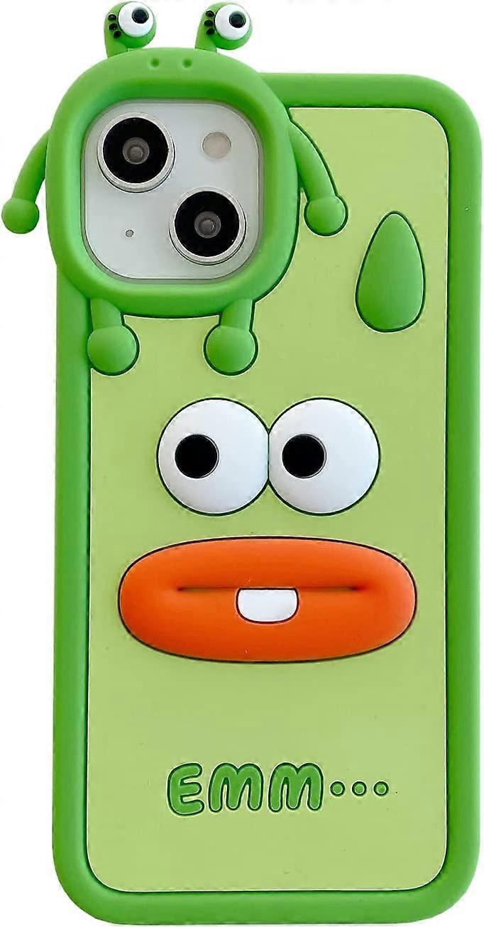for iPhone 11 Pro Max Case Kawaii Phone Cases,Cute 3D Cartoon Cool Frog  Sausage Mouth Soft Silicone Shockproof Protective Case Funny for iPhone 11  Pro