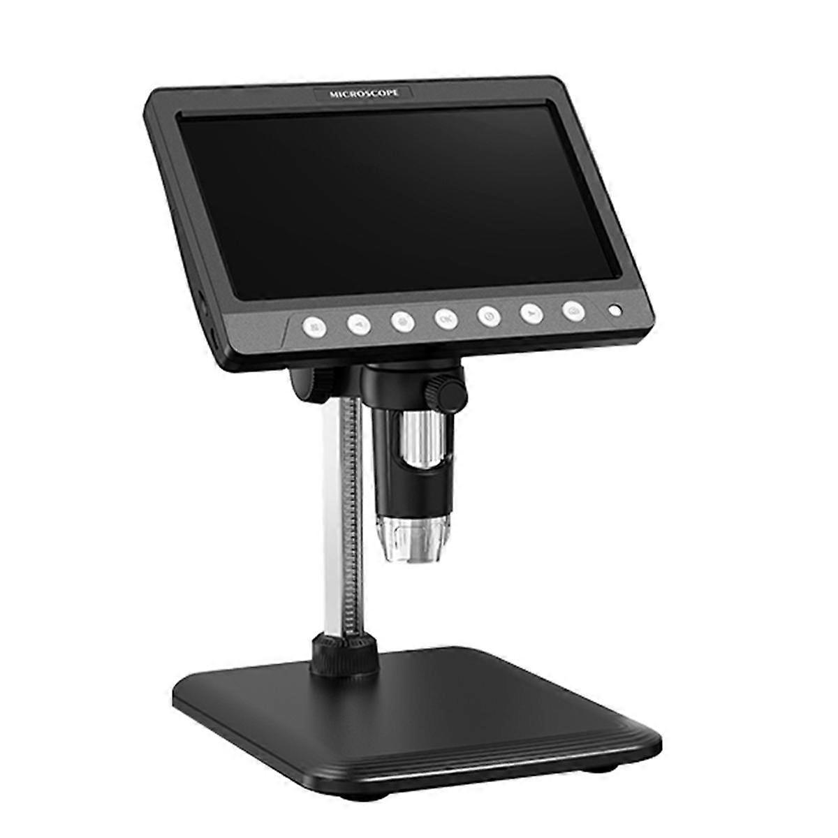 IPS Digital Coin Microscope 5MP 1200X Ultra-Precise Focusing Camera 1080P Video Microscope 8 LED Lights for Coin Circuit