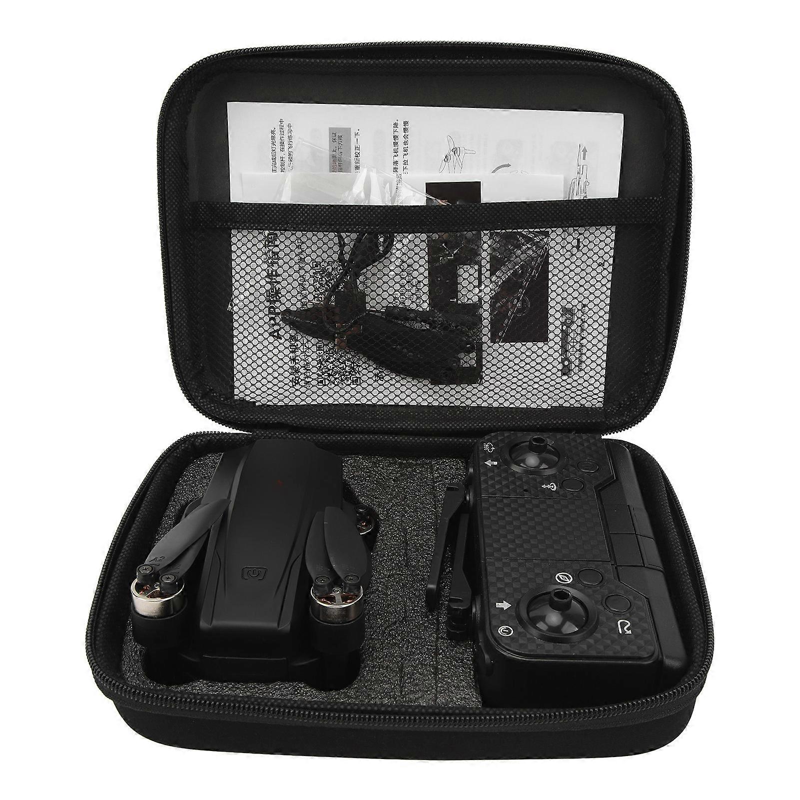 H16 RC Drone Dual Camera Foladable Quadcopter Black Optical Flow Hover Flip Headless Mode Gravity Sensing Drone Toy