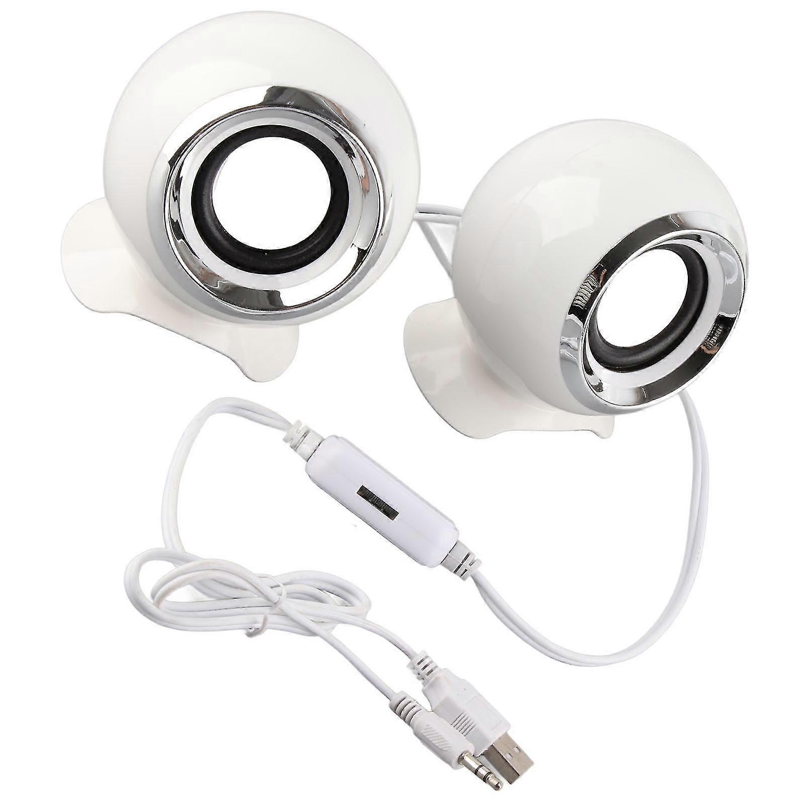 Portable Mini USB Computer Notebook Speaker with 3.5mm Interface for Laptop and PC