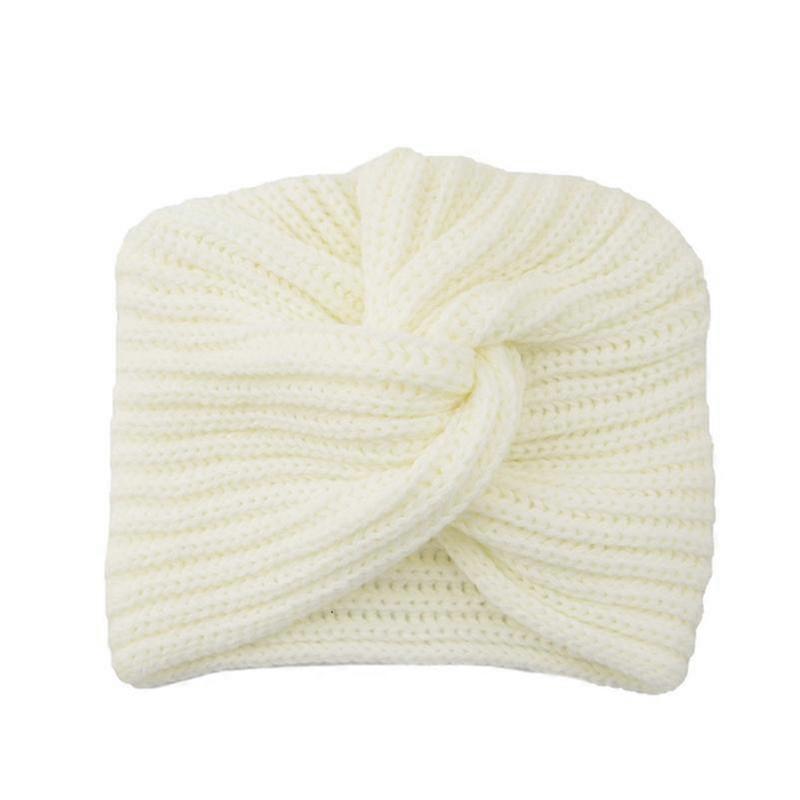 Beanie Cross Knitted Woolen Hat For Women