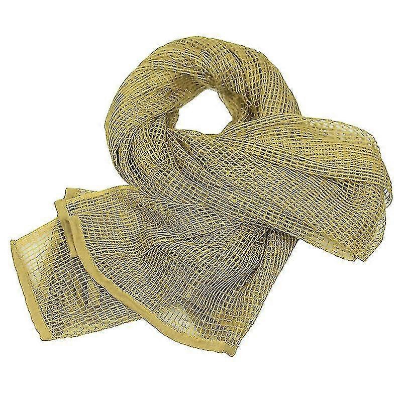 Tactical Mesh Scarf Outdoor Sports Chicken Camouflage Large Mesh Scarf Field Army Fan Camouflage Mesh-camo Mesh Net Tactical Scarf For Hunting Shootin