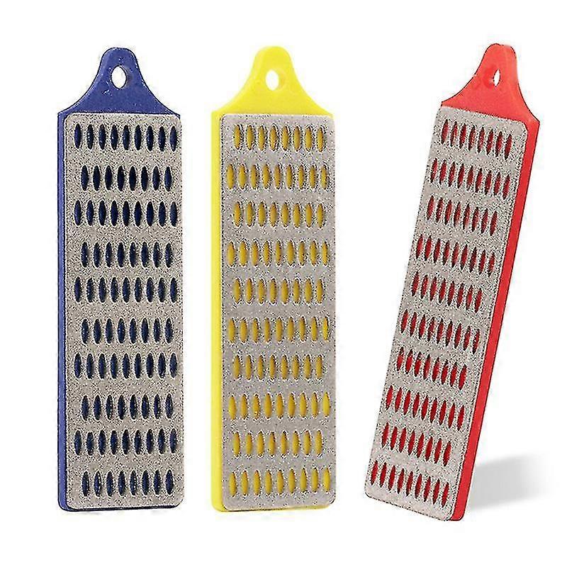 Ski Emery Whetstone 3 Pieces Diamond Whetstone Household Kitchen Knife Sharpener