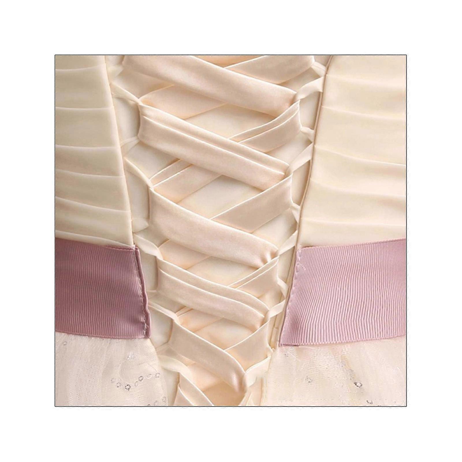 Rochie de mireasă de 118 inci Fermoar de înlocuire Corset reglabil Kit spate Șireturi Șireturi Sati