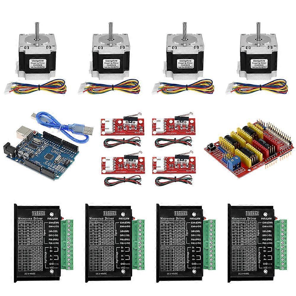 Two Trees Uno Cnc Kit With Controller + Shield + Nema 23 Stepper Motors + Tb66