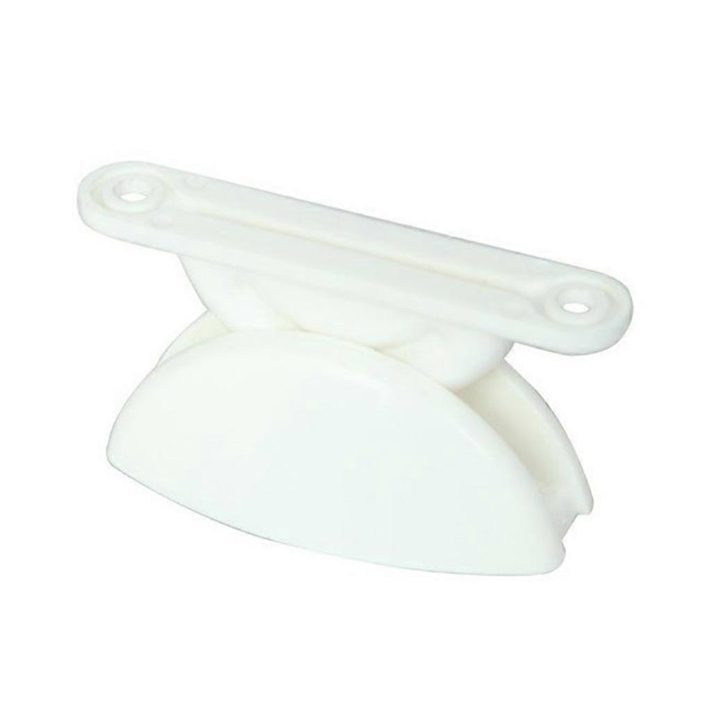 unbrand Türhalter-Verschluss für Wohnwagen, Wohnmobile, Boot, Wohnmobile, Tür-Nylon-Stopper-Clip Weiß