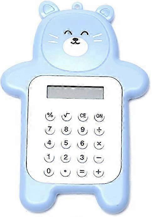 Cartoon Calculator, BlueCute Creative Bear Portable Calculator with LCD Display, Practical Calculator for Elementary School