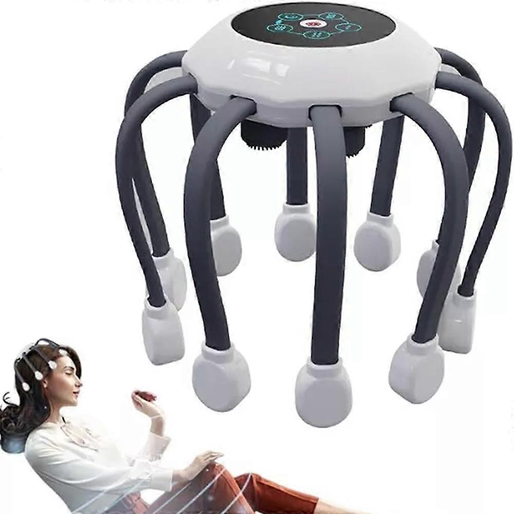 Octopus Head Massager Scalp, Electric Head Massager Scalp Stress Relax
