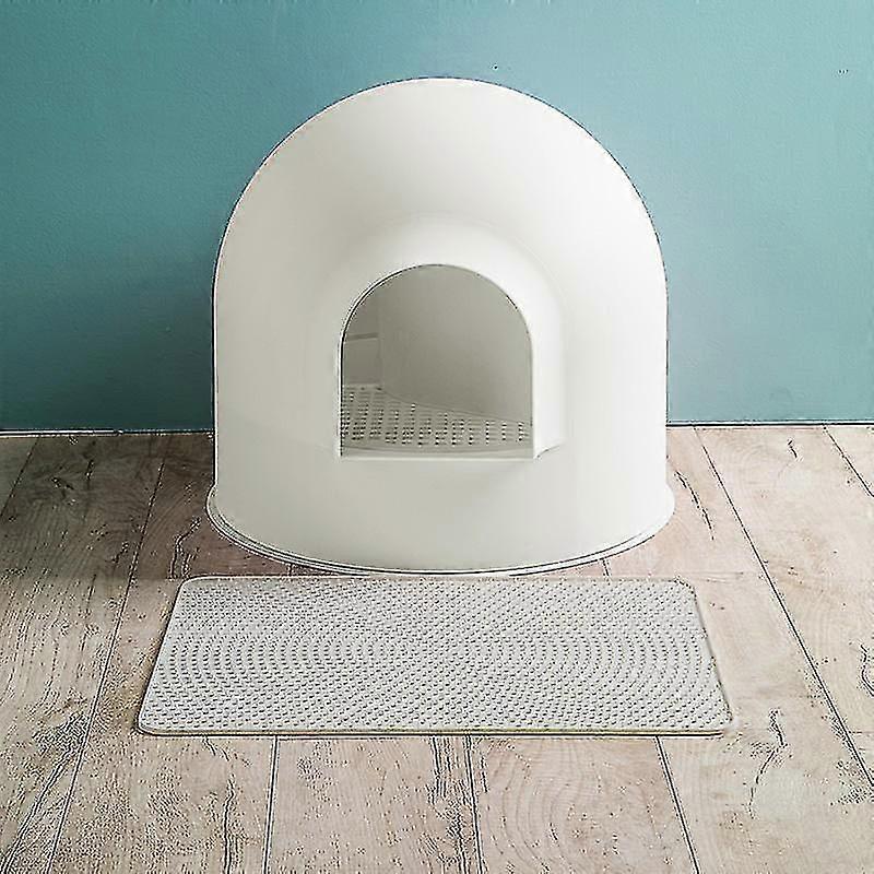 Cat Litter Pad Silicone Material Waterproof White Pet Mat