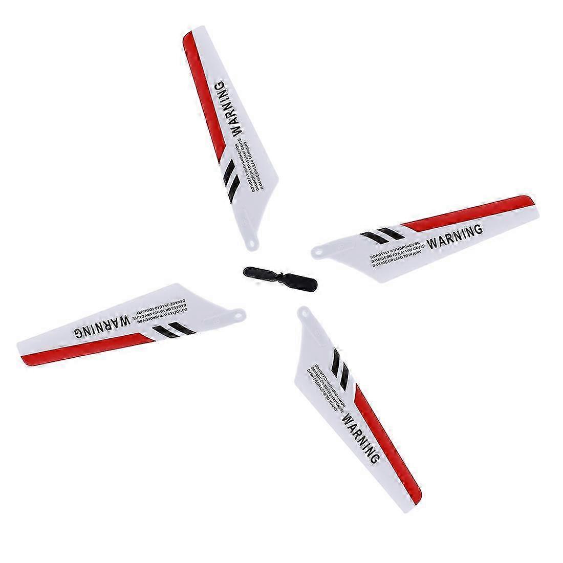 4 x blader S107 S107G gyro fjernkontroll helikopter reparasjon RED