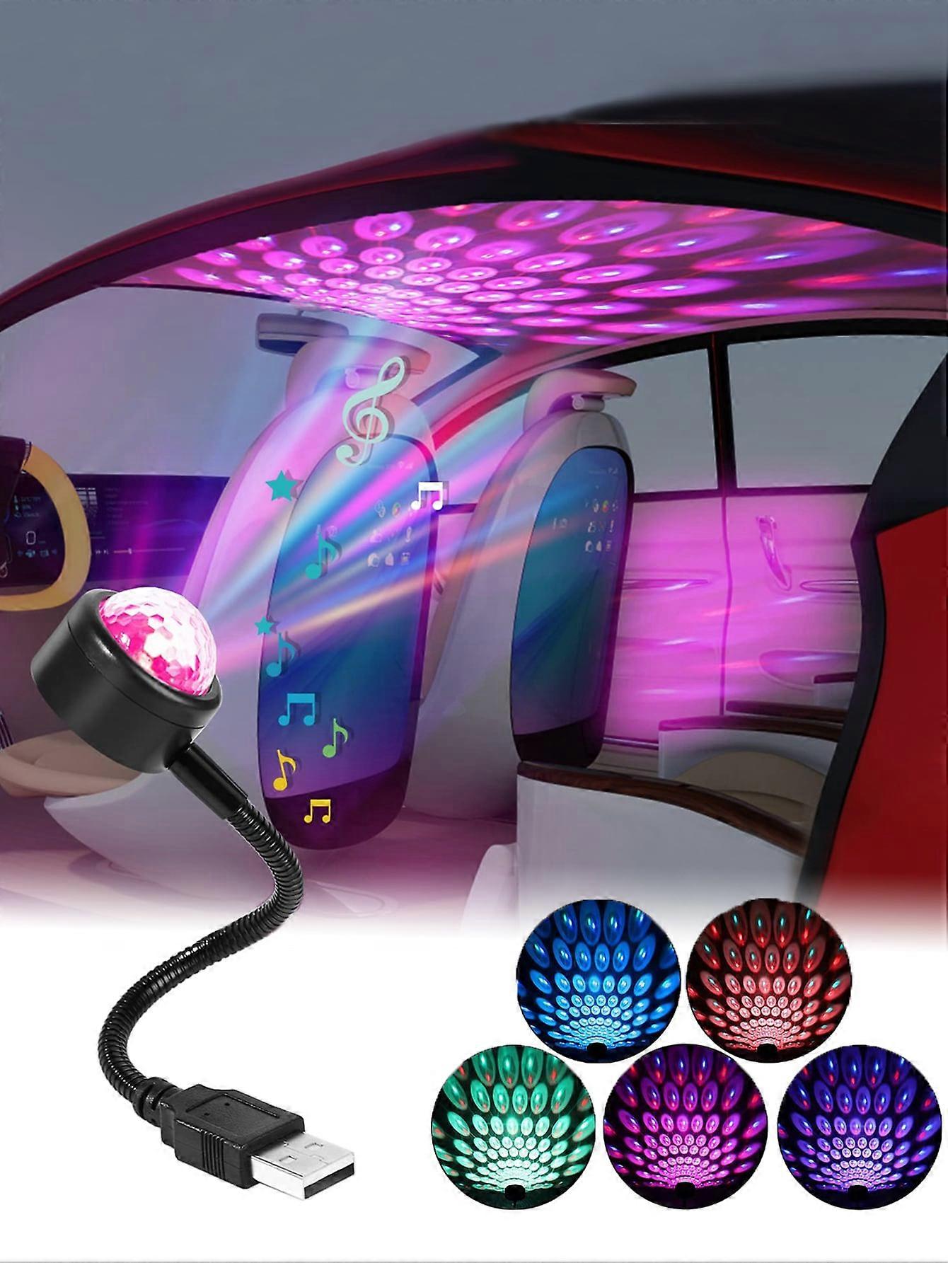 1pc USB Car Atmosphere Light
