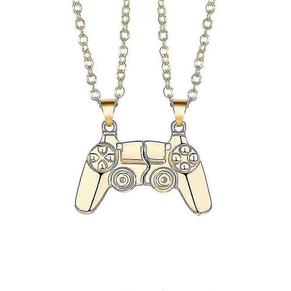 Magnetic Game Controller Necklace Couples Chain Pendant Gifts