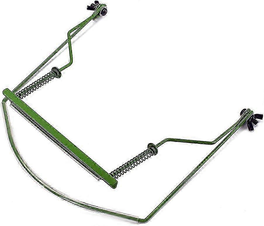 Harmonica Holder for 10 Holes Harmonica Hands Free Harmonica Neck Holder Rack Harmonica Accessory (Green)