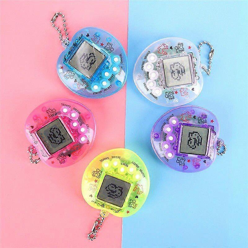 1 PC Transparente Eletrônico Pet Nostalgia 49 Animais de Estimação Em Um Virtual Cyber Digital Pet Toy Pixel Funny Play Toy