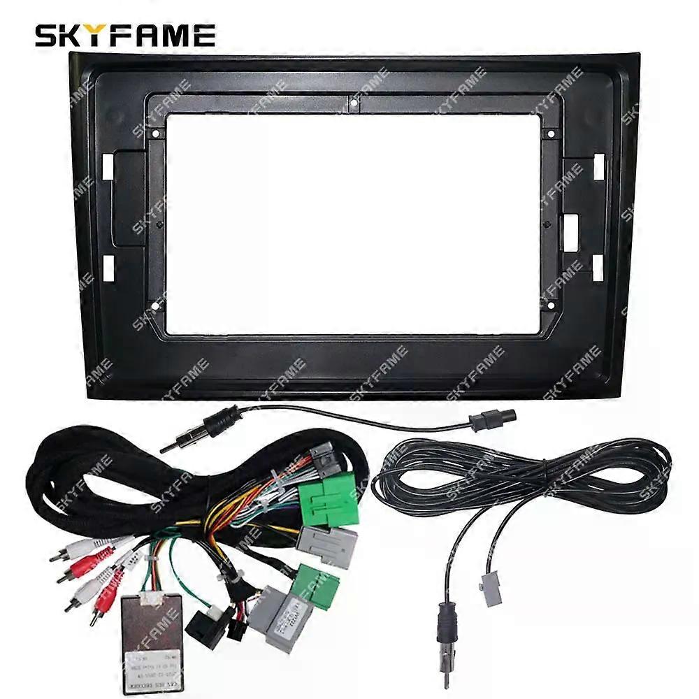 Applies to Car Frame Fascia Adapter Canbus Box Decoder Android Radio Dash Fitting Panel Kit For Volvo XC90