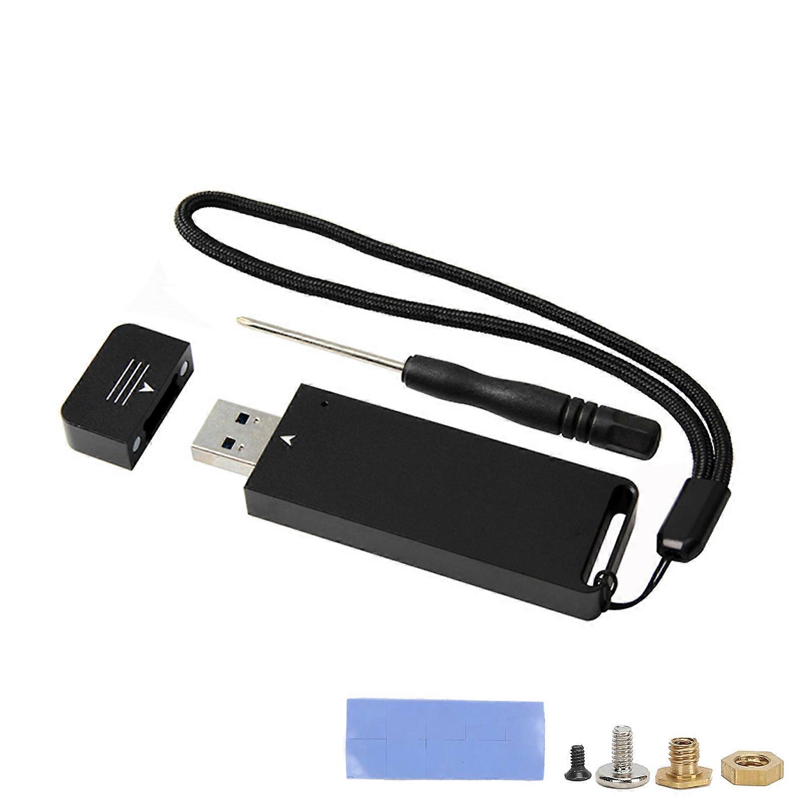 Hard Drive Enclosure NVME to USB3.1 Type A SSD Box Data Transmission External Device