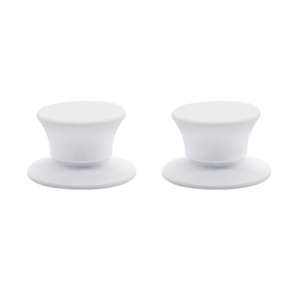 1Pair 1/4 Inch Reel to Reel Tape Opener Rubber Hub Adapters Loading Device for Studer ReVox White