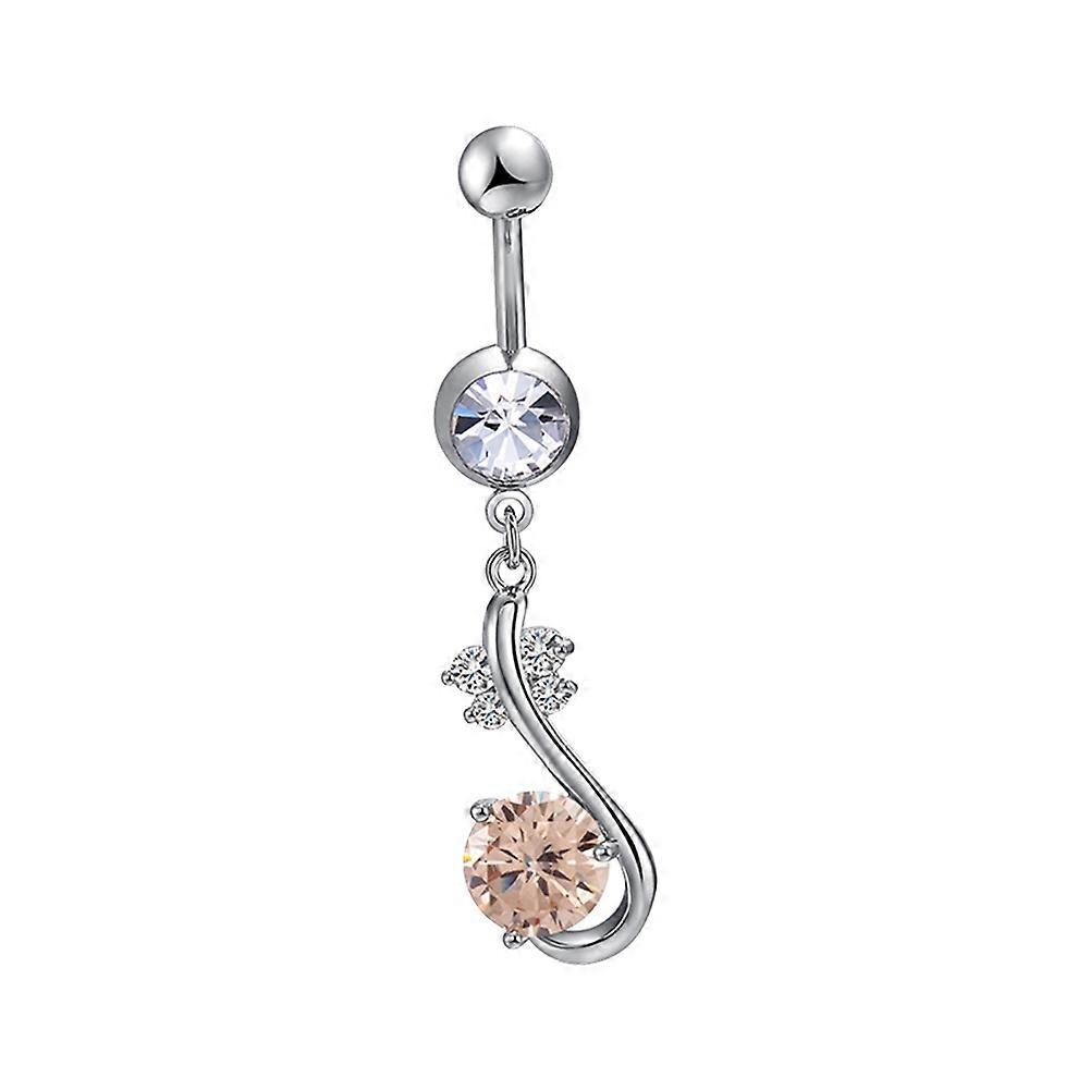 Fashionable Sample Steel Belly Button Ring Shining Body Piercing Bar Accessory