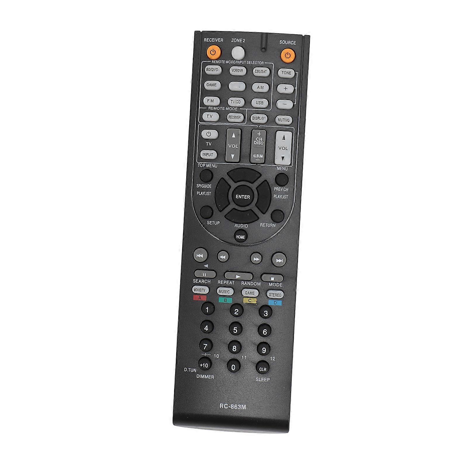 RC 863M Remote for TX NR5010 & TX SR445 - Effortless Control & High Compatibility