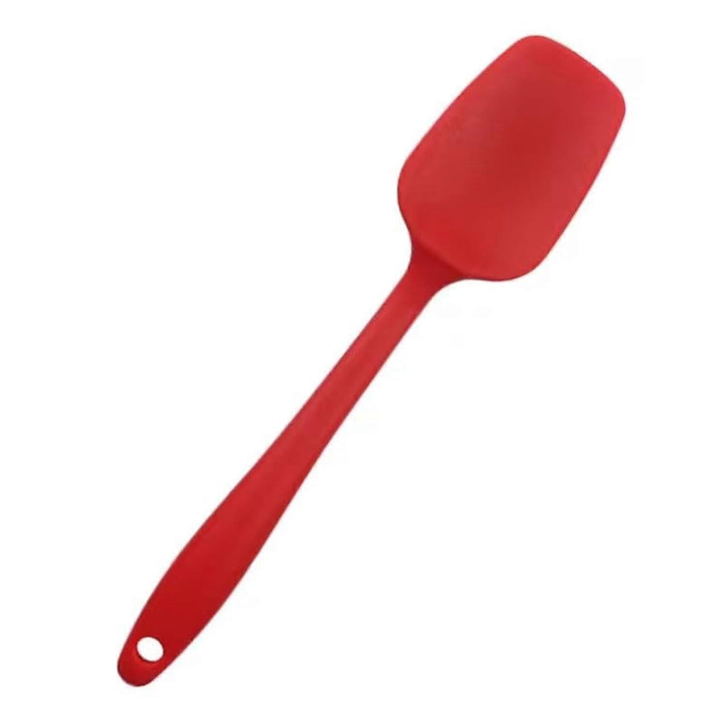 10.4'' Silicone Spoon Spatula Flexible Non-Stick Cookware Scraper, 10.4-Inch, Heat-Resistant, Dishwasher Safe