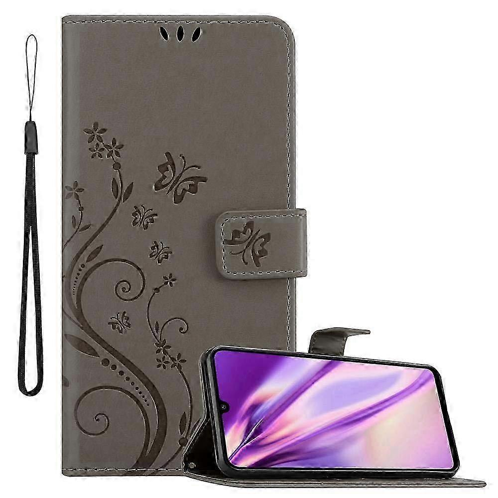 Huawei P30 LITE Protective Case - with Floral Pattern and Card Slot