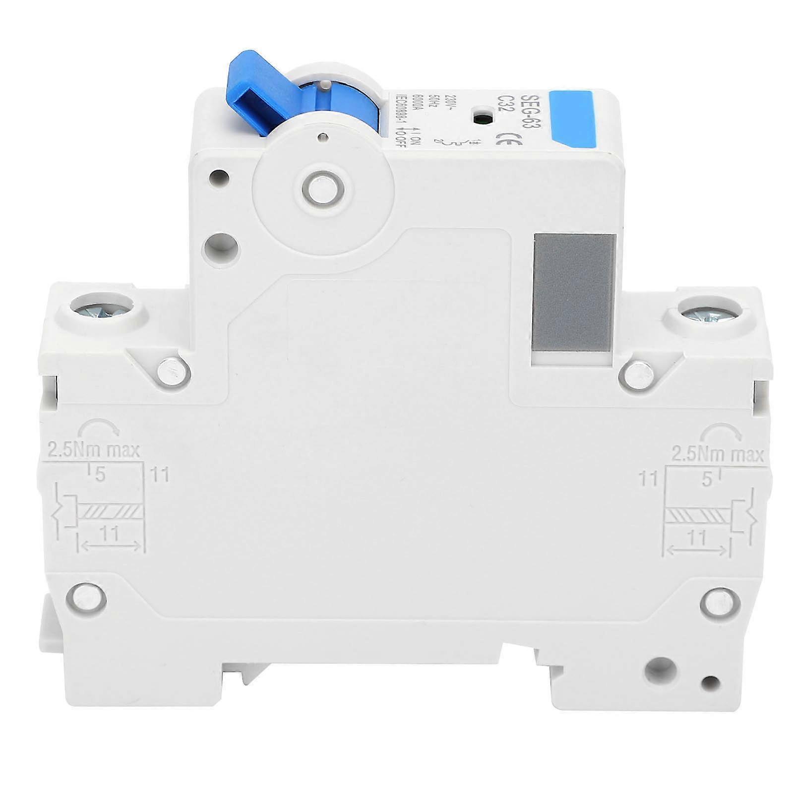 Circuit Breaker DIN Rail Installation Handle Operation Miniature Air Switch SEG-63c6
