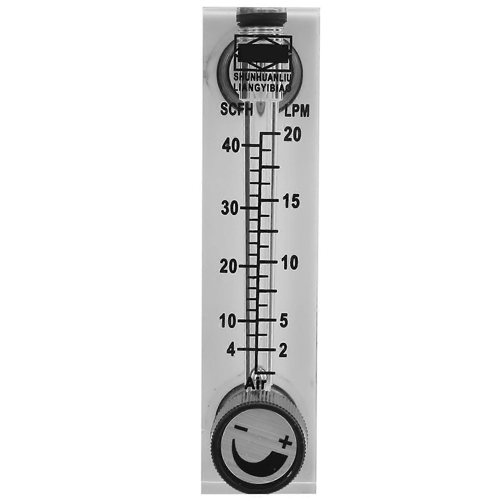 Débitmètre de gaz LZM-6T type panneau 2-20 l/min/4-40 pi³/h Débitmètre en laiton femelle BSP1/4"
