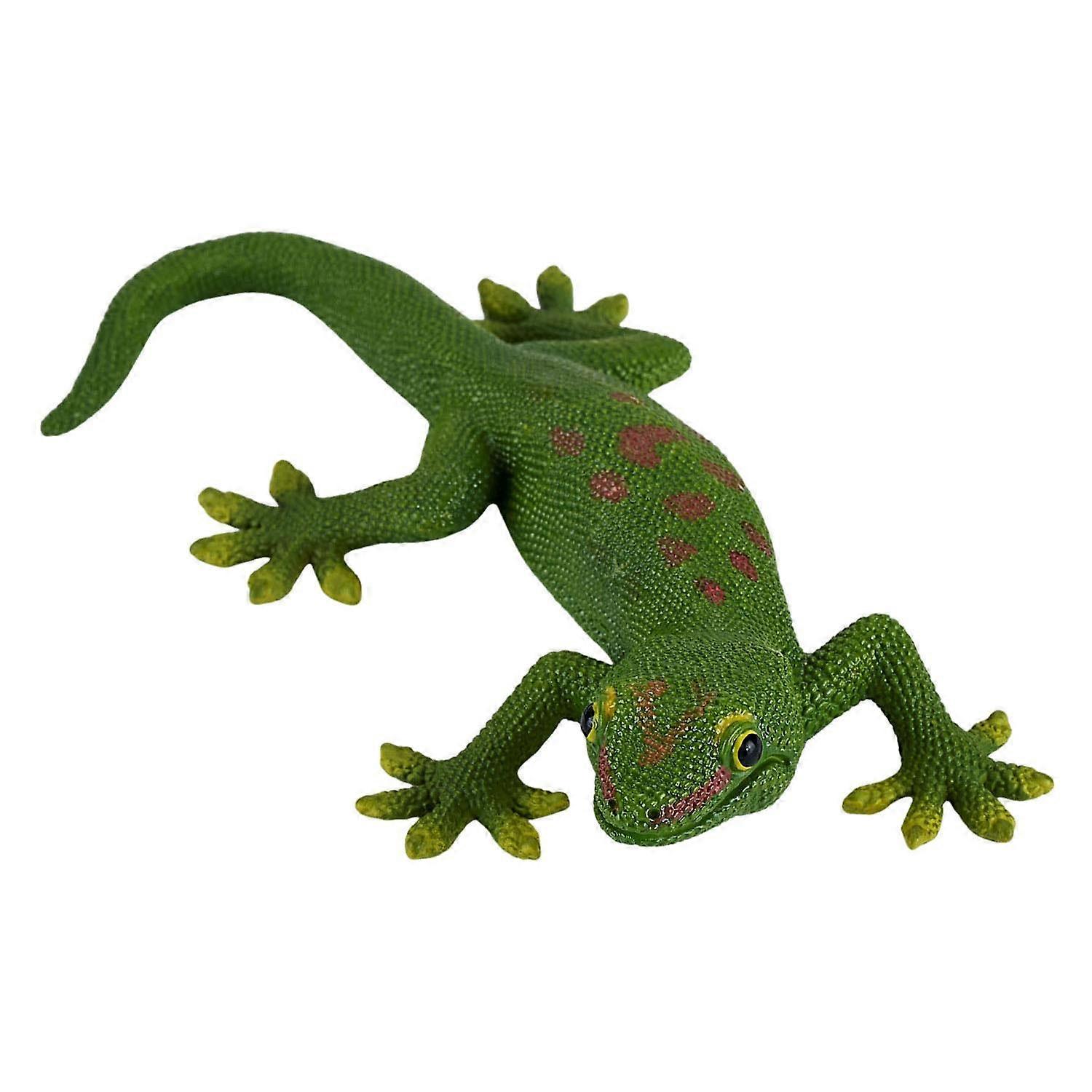 Gecko Green Reptile Toy Figure 8.5 cm Length Approx Mojo Fun 381078 Reptile