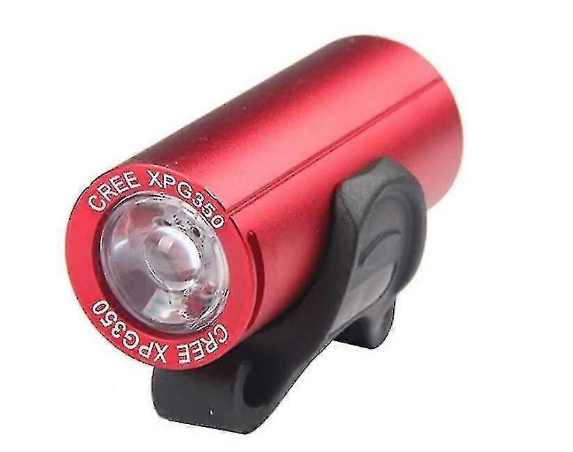 Rechargeable Bike Headlight 350 Lumens, Mini Bicycle Front Light Waterproof Cycling Light Small Flashlight Bright Torch Light