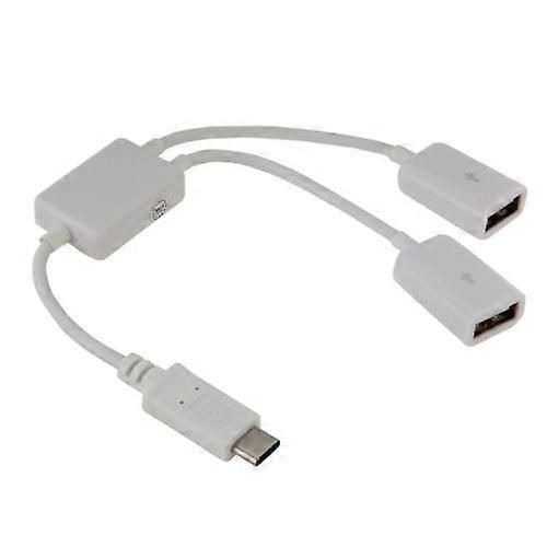 ZRUXE HB-201 2 i 1 USB-C / Typ-C 3.1 till USB 2.0 datakabel