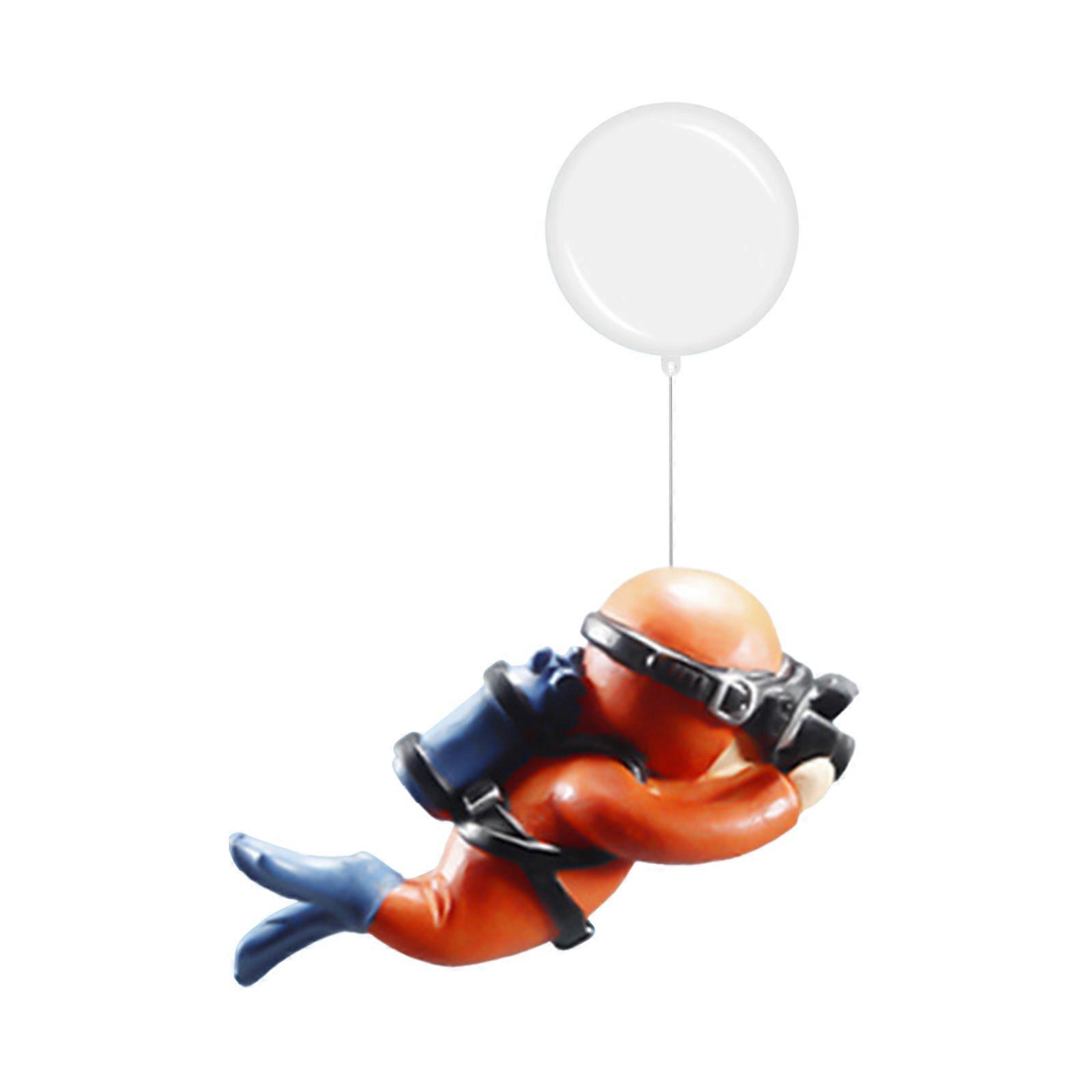 Aquarium Floating Diver Ornament - Enhance Your Fish Tank's Charm