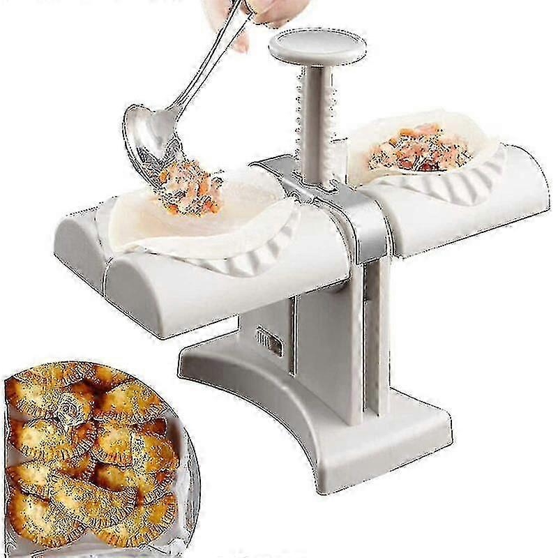 Double-Head Automatic Dumpling Machine for Home Use