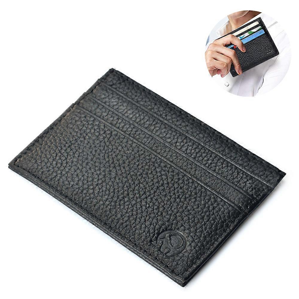 Minimalist Credit Card Case, Featuring Quality Materials & Rfid Blocking, Ideal For Quick Errands
