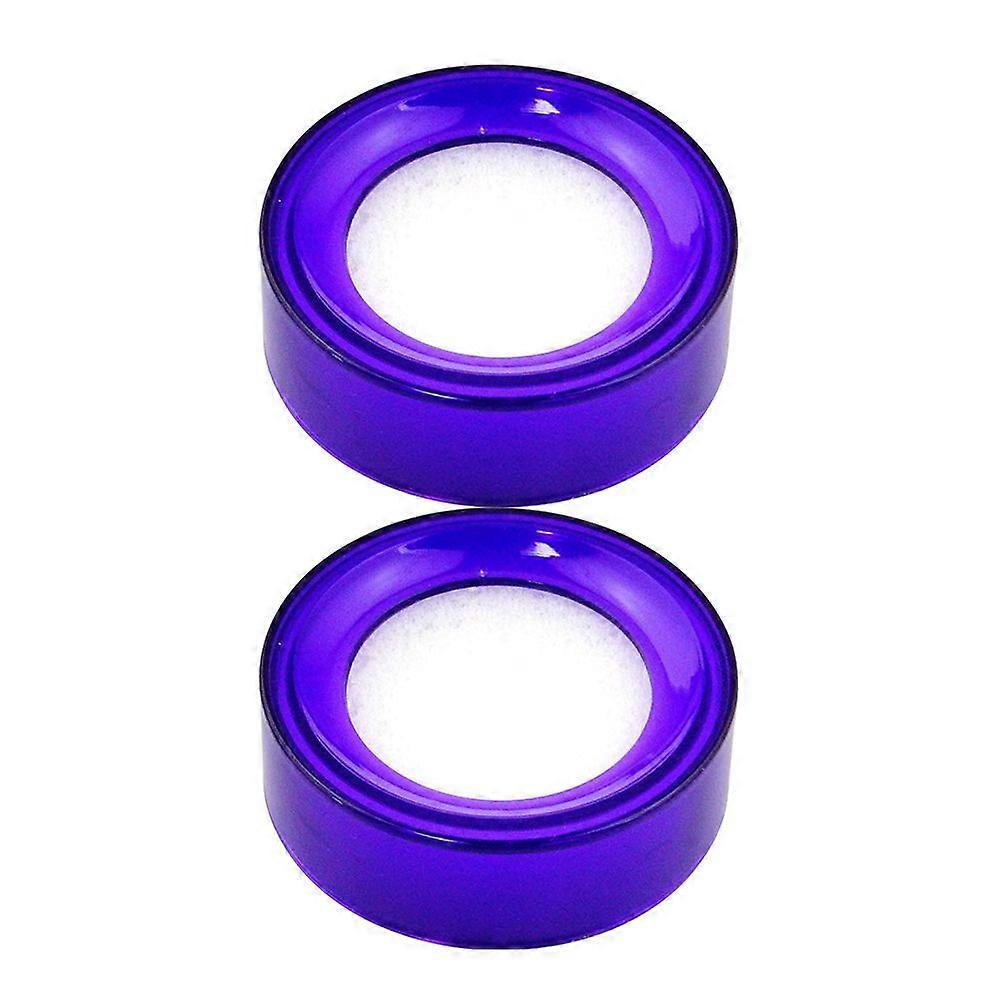 2pcs Finger Moistening Sponge Cup For Office Use Ideal For Counting Money And Handling Paper Non-Slip Grip