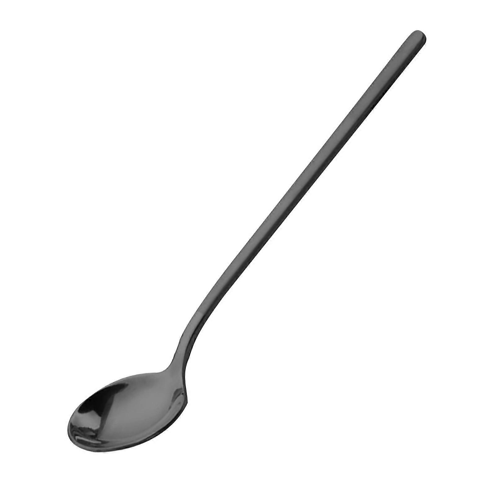 Colorful Spoon Long Handle Spoons Flatware Coffee Drinking Tools Kitchen Gadget Durable