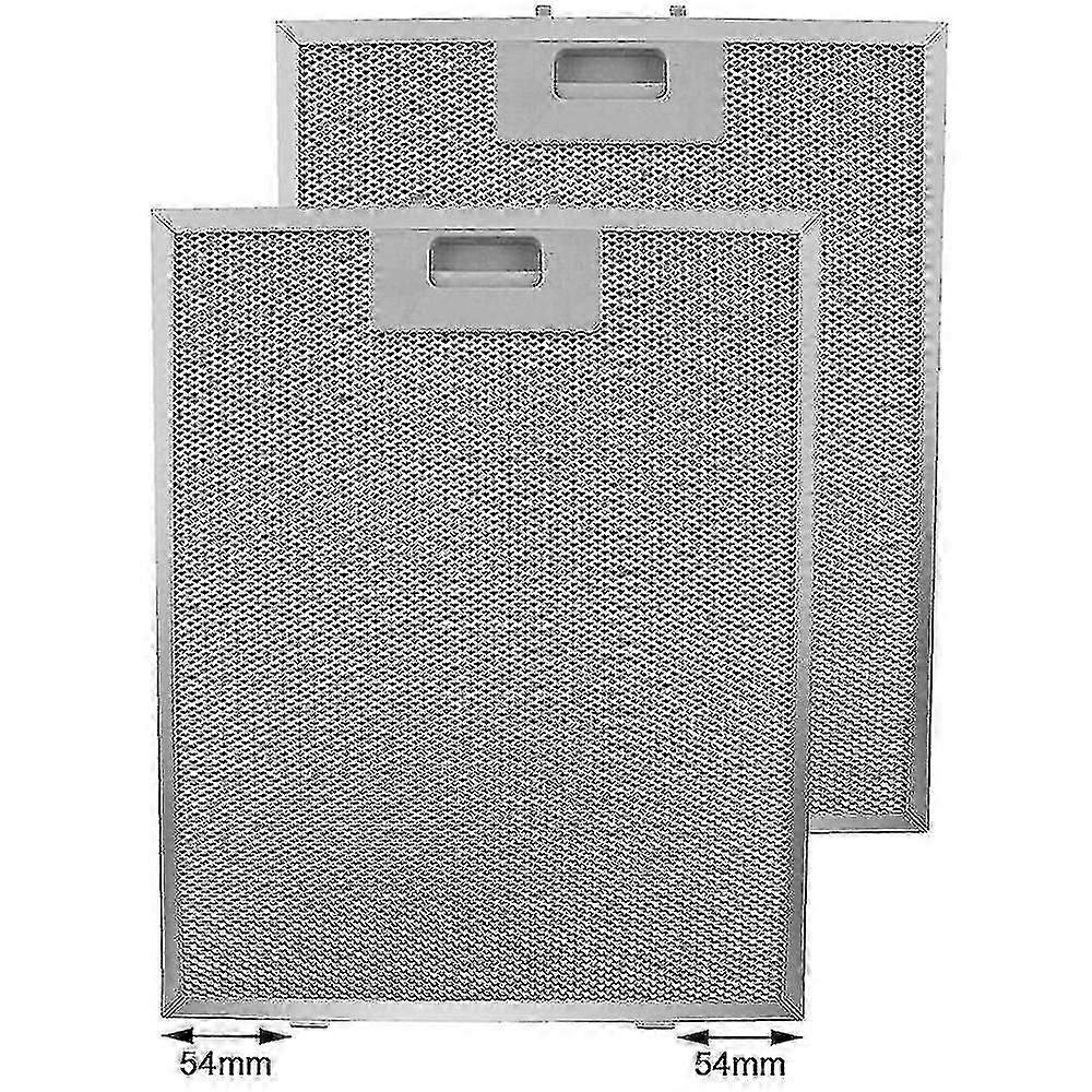 2 X Metal Mesh Filter Compatible With Cooke & Lewis Cooker Hood Vent Filters