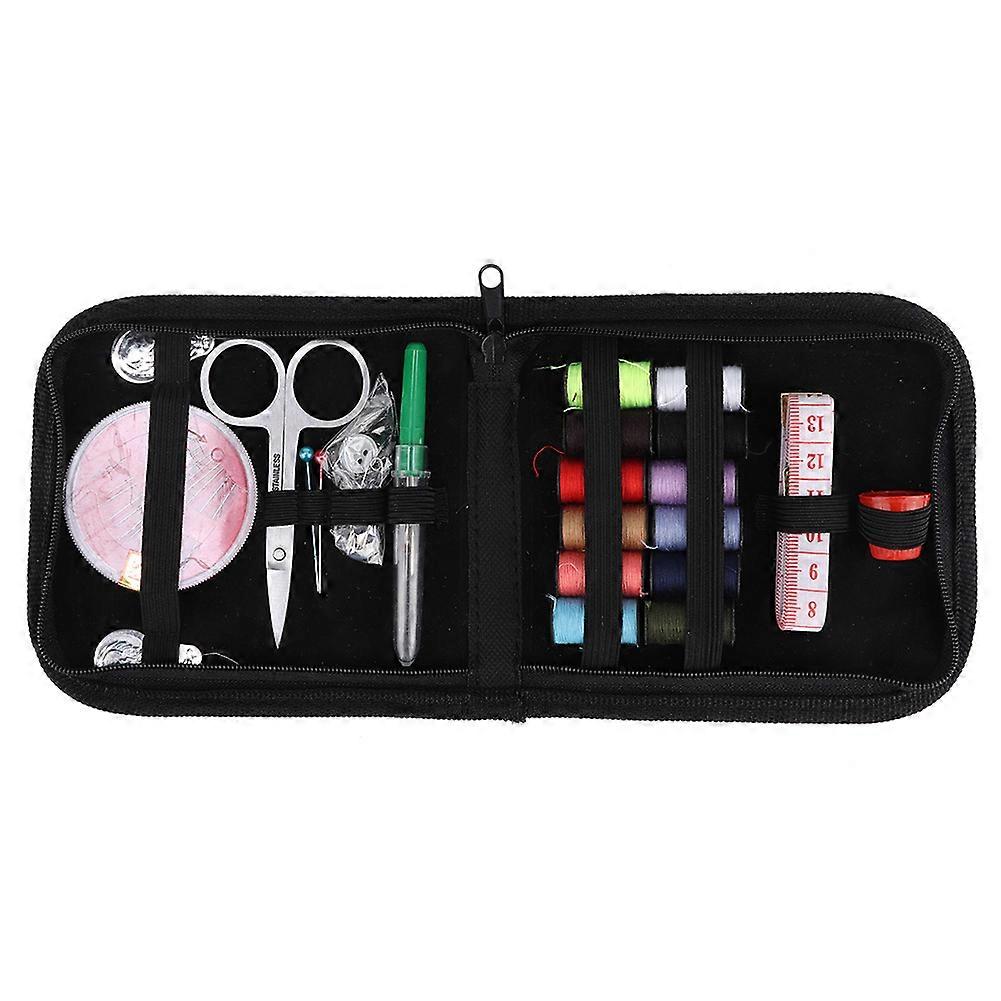Multifunction Sewing Kit with Cloth Thread, Scissors, Needles, and Tools Box for Crafting and Needlework
