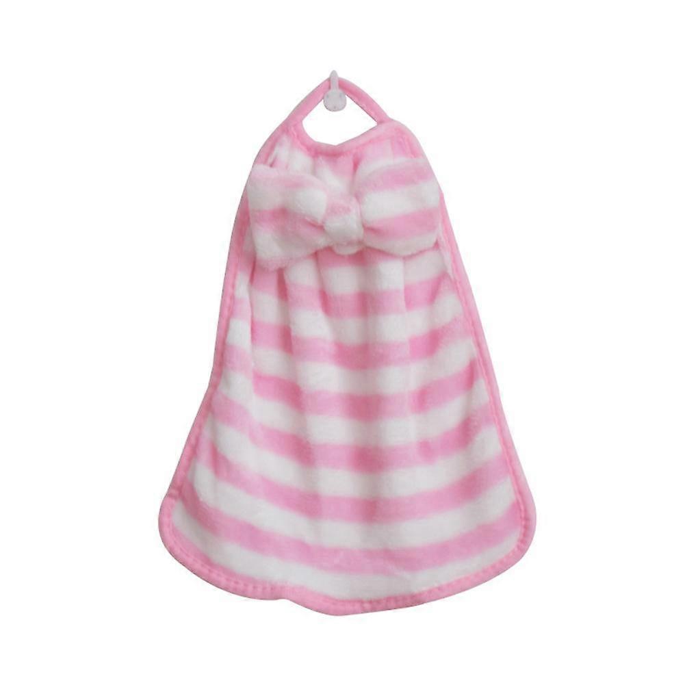 Soft Coral Fleece Absorbent Hand Dry Towel for Kitchen and Bathroom Use, Quick-Drying, Ultra-Soft, Machine Washable