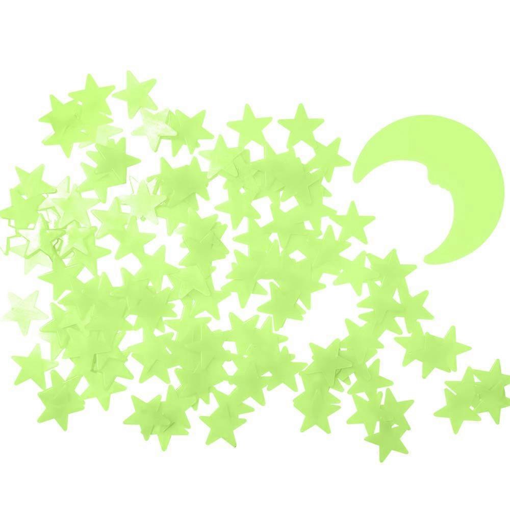 Glow In The Dark Stars For Kids Bedroom, Ultra Long Lasting Glow Ceiling Decor, Easy Installation And Removal Non-Damaging To Walls, Different Sizes