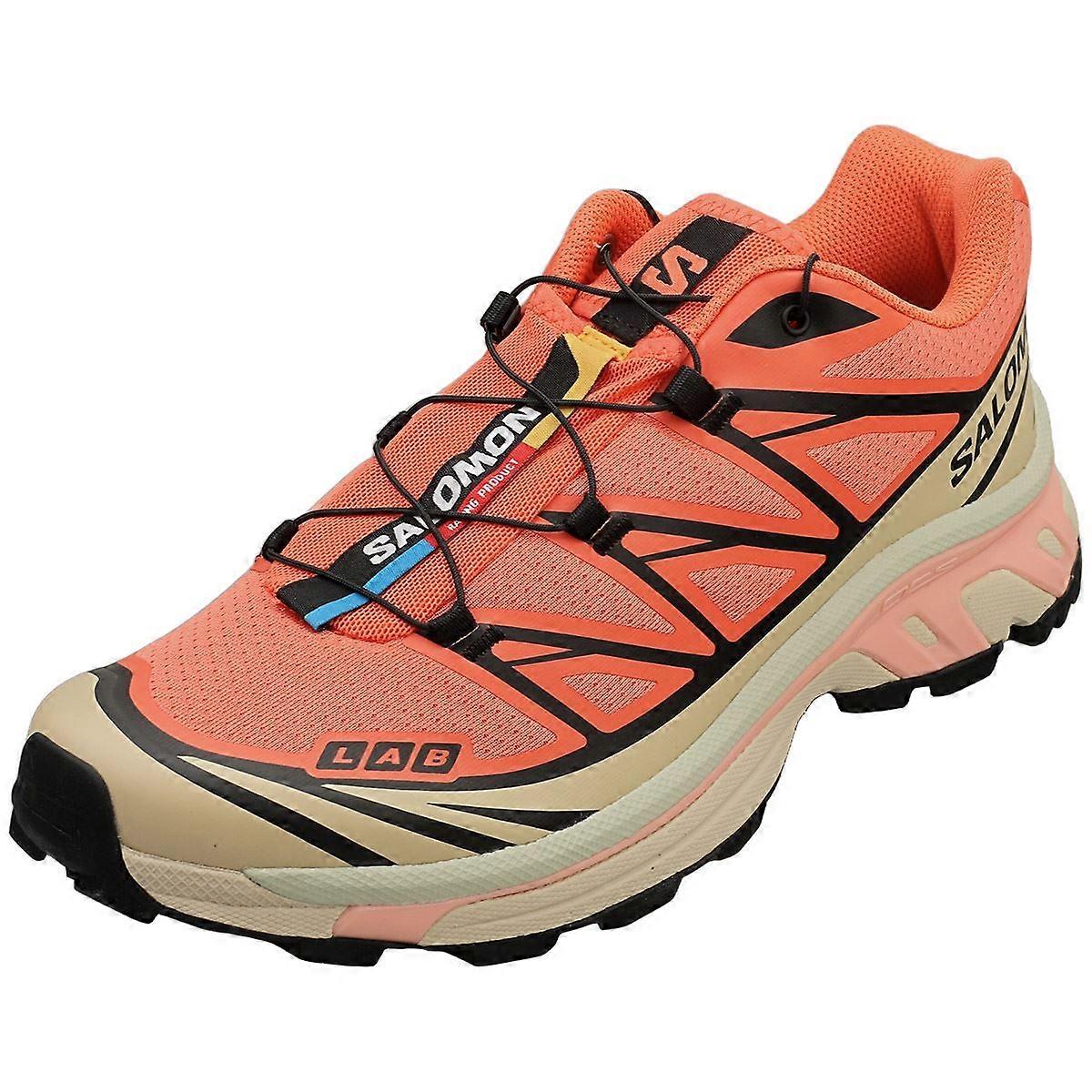 Salomon Xt-6 珊瑚黑男女通用时尚运动鞋