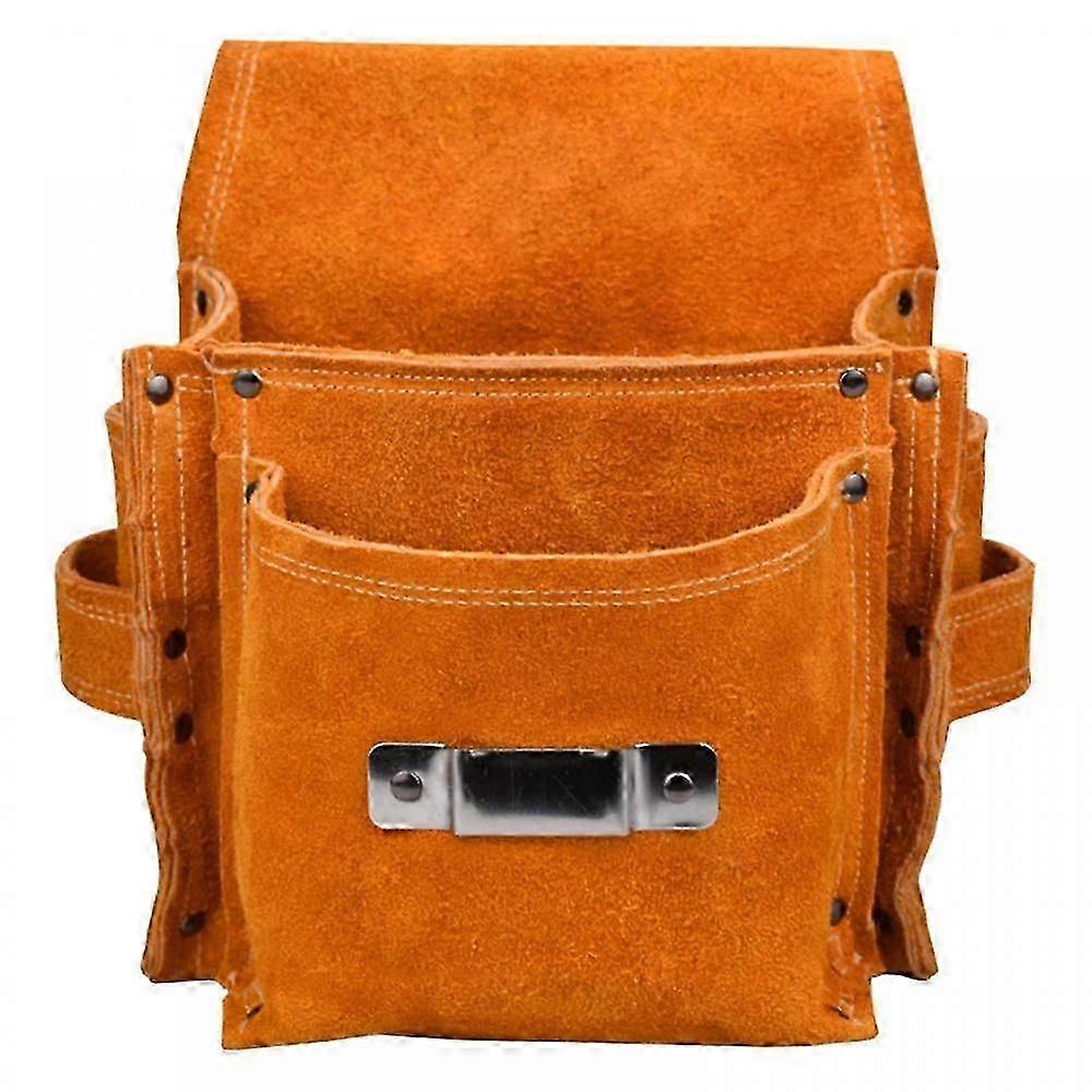Pu Leather Tools Organizer W/ Belt Organizer Adjustable For