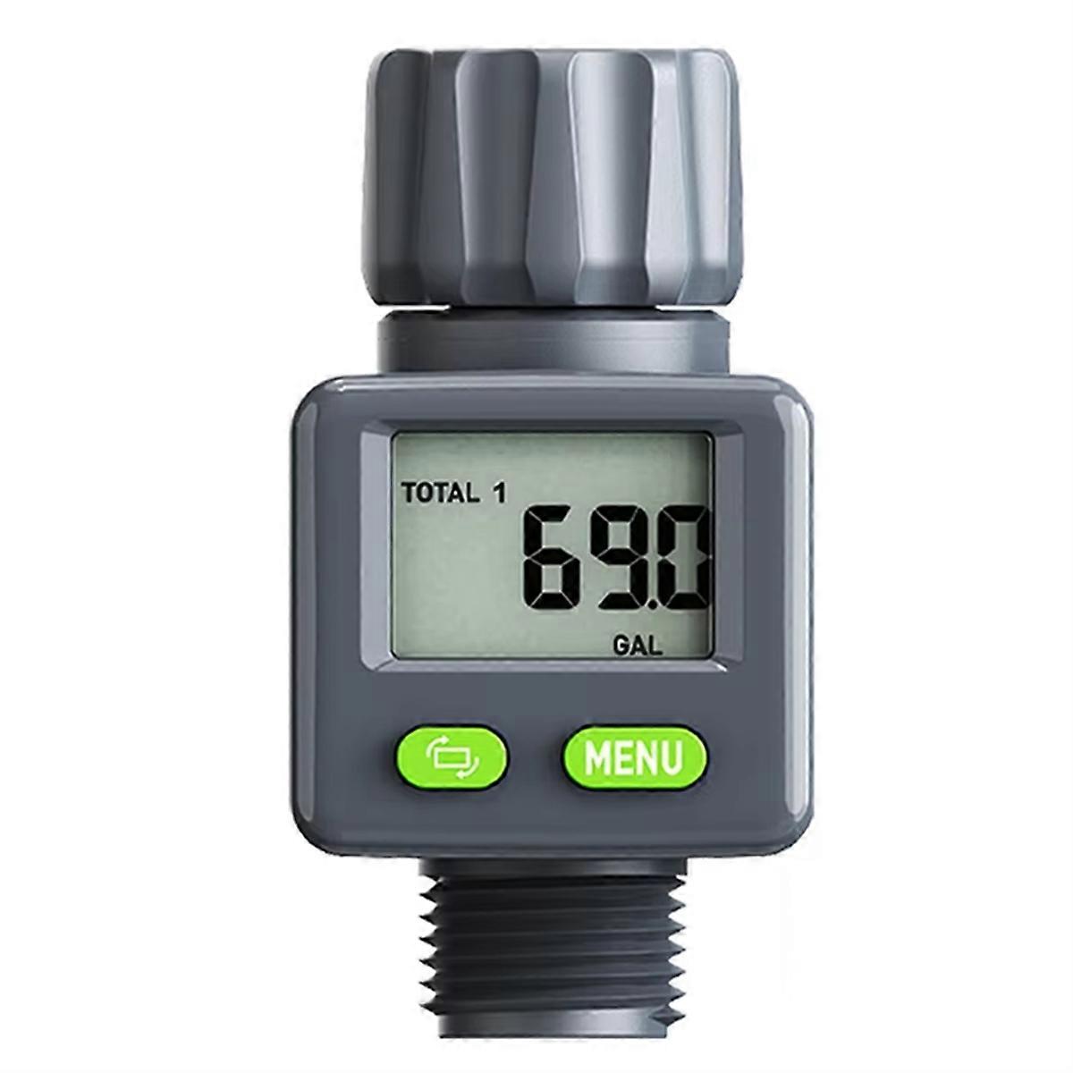 Water Flow Meter Measure Gallon/Liter Consumption and Flow Rate