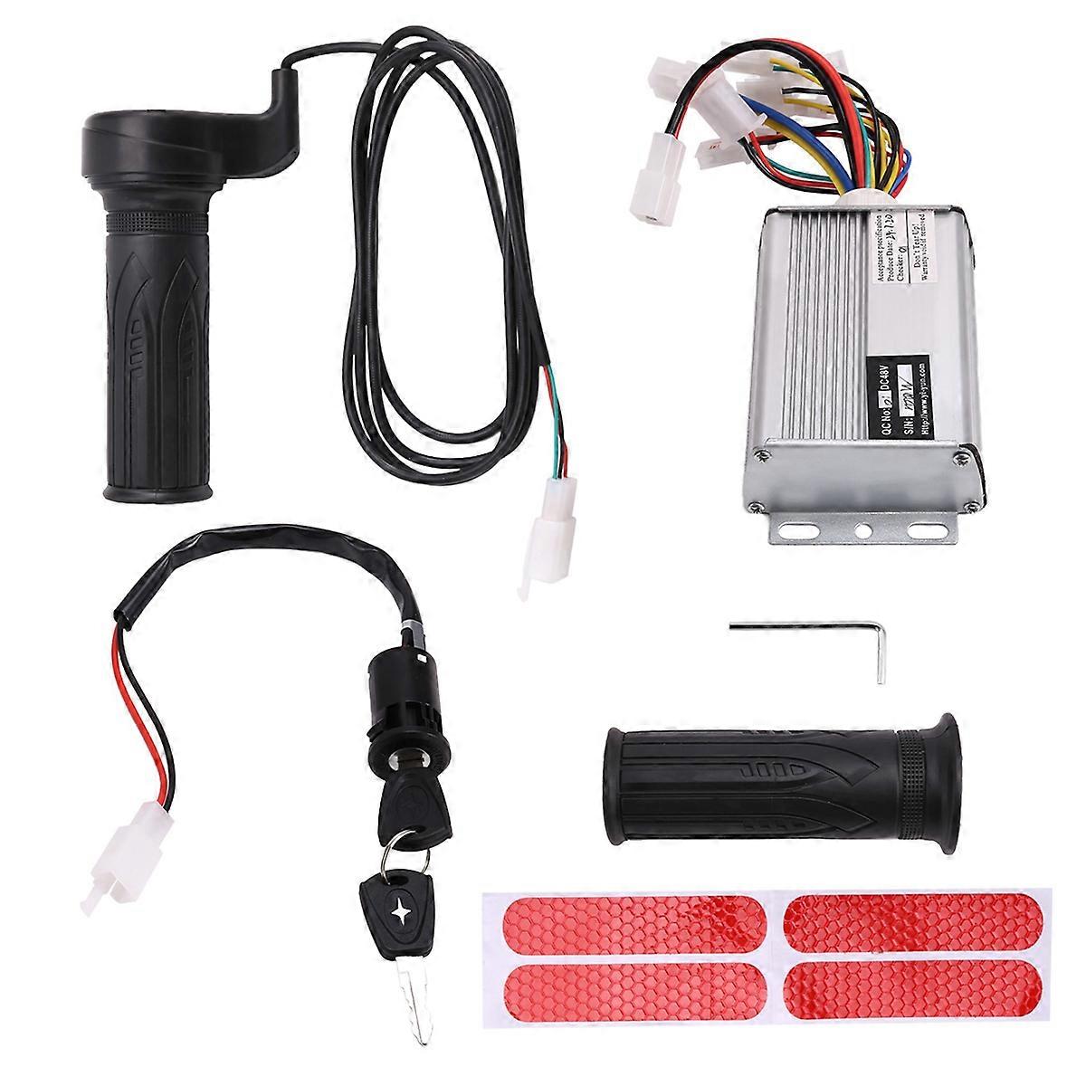 48V 1000W Electric Scooter Brush Controller+Throttle+Accelerator Kit